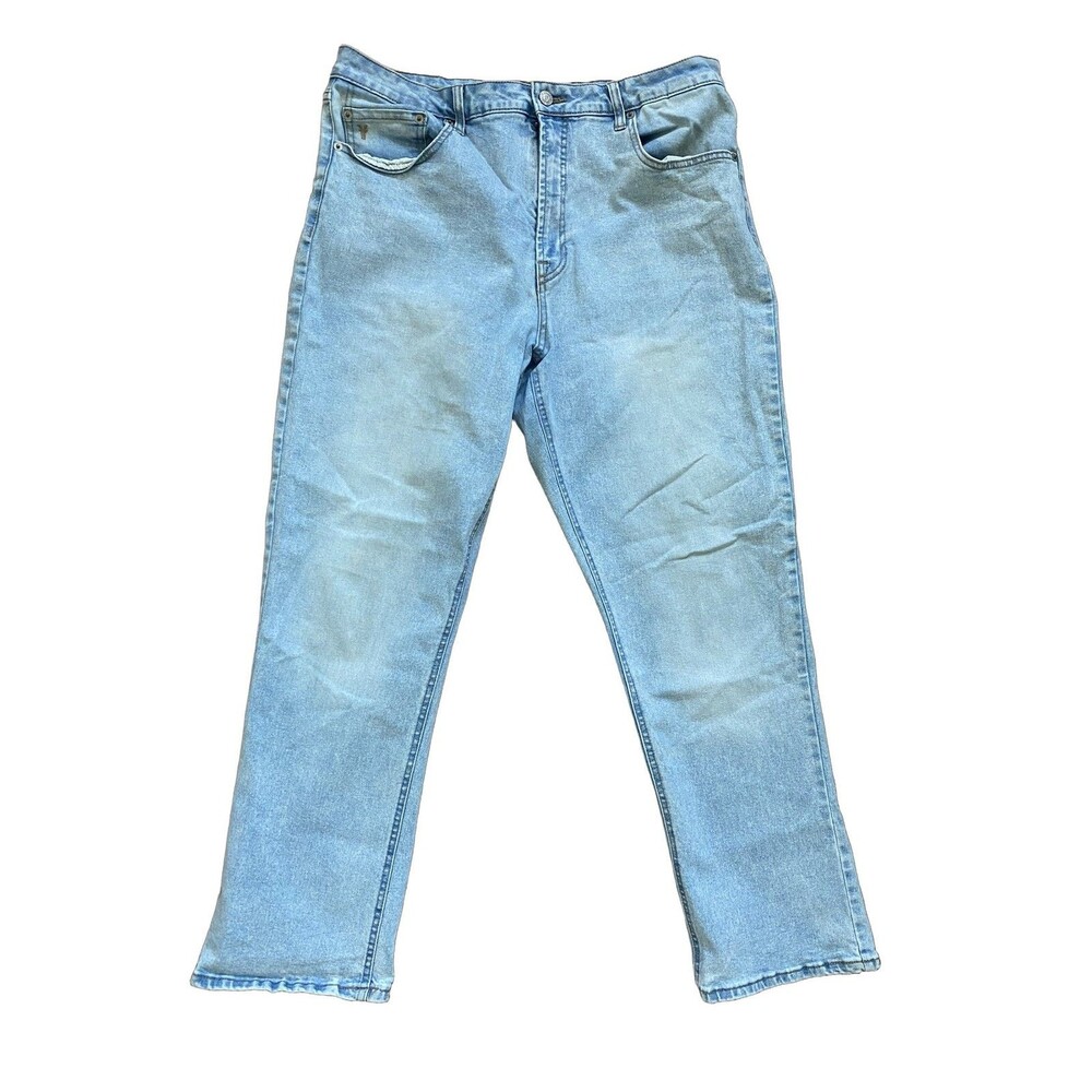 FRYE Women's Jeans 14/32 Blue Light Wash Stretch Denim Mid Rise 5-Pocket Casual